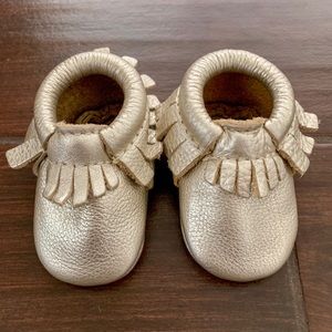 Freshly Picked Moccasins in Platinum